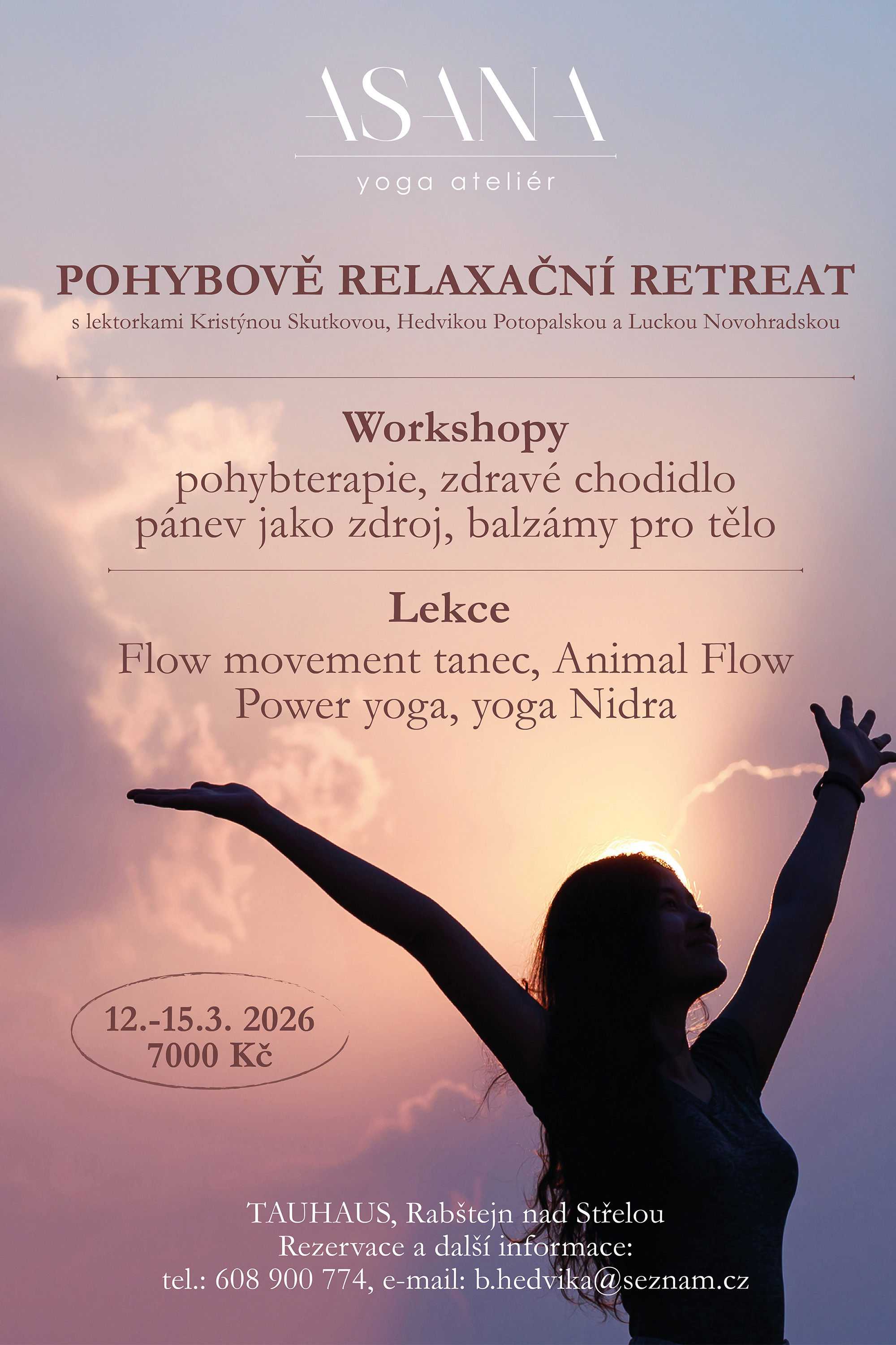 Pohybově relaxační retreat – Asana